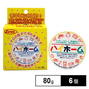 [6個×80g]ハイホーム ファミリー ミニサイズ/幅広く使える半練りタイプクレンザー