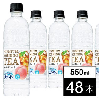 【48本】サントリー天然水 PREMIUM MORNING TEA 白桃