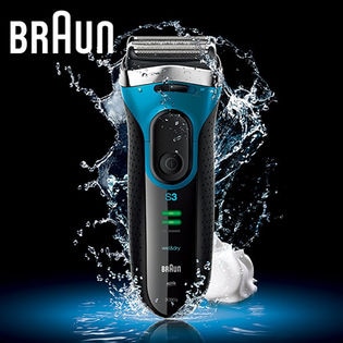 ブラウン(BRAUN)/シリーズ3 メンズ電気シェーバー(3枚刃/お風呂剃り可) シルバー/3080s-S