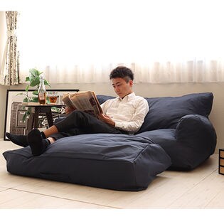 リブレスト】圧縮ウレタンソファ 2P ネイビーを税込・送料込でお試し