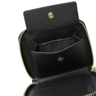 FURLA】BABYLON S ZIP AROUND WALLET / pr84b30-907856 / ONYX / ONE 