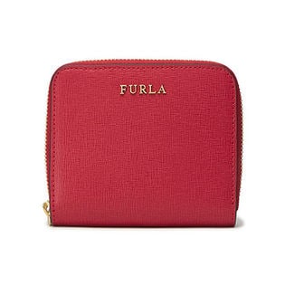 【FURLA】BABYLON S ZIP AROUND WALLET / pr84b30-908289 / RUBY / ONE SIZE