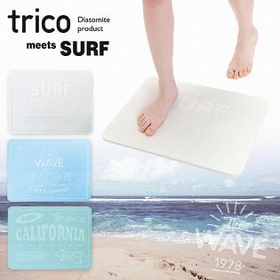 カリフォルニア CTZ-8-03 珪藻土バスマットサーフ