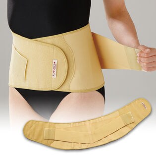 ベージュM-L シックスボーン腰椎コルセット