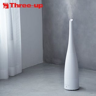 Three-up(スリーアップ)/ハイブリッド式 スリムタワー加湿器 Regina (レジーナ) ホワイト/HFT-1727-WH