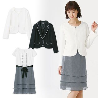 ベルメゾン フォーマル 2ジャケット 千鳥柄ワンピース3点スーツ X1fa9 E ブラック 21abrを税込 送料込でお試し サンプル百貨店 Muse Co