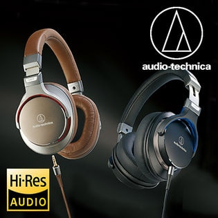 audio-technica(オーディオテクニカ)/密閉型ポータブルヘッドホン (ハイレゾ音源対応) ブラック/ATH-MSR7-BK