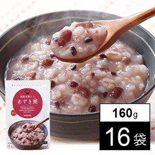 ＜国産五穀入り＞あずき粥 食塩無添加 160g×16袋