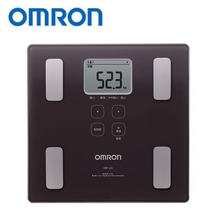 オムロン(OMRON)/体重体組成計 カラダスキャン (ブラウン)/HBF-214-BW