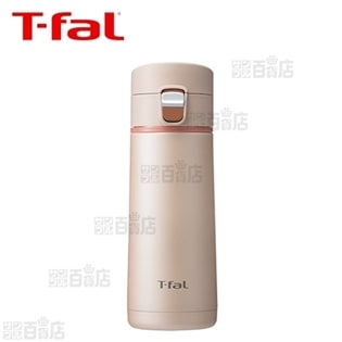 T-fal(ティファール)/ステンレスマグボトル クリーンマグ ワンプッシュタイプ (350ml/シャンパン)/K23422