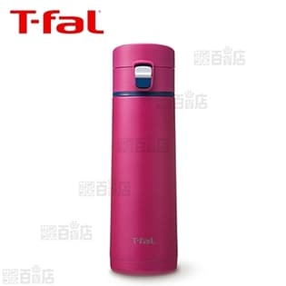 T-fal(ティファール)/ステンレスマグボトル クリーンマグ ワンプッシュタイプ (430ml/マゼンタ)/K23405