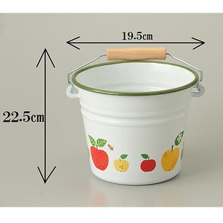 ロッタキュールホルン/ホーロー バケツ 箱入り[2.2L]/2106-LKを税込