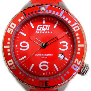 レッド Gqi Geneva ジェネバ 腕時計 Gq 112 2を税込 送料込でお試し サンプル百貨店 Geneva Quratz International