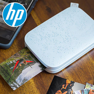 HP/Sprocket (Luna/グレー) スマホ専用ミニフォトプリンター/1AS85A ...