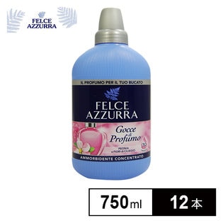 [1ケース/12本(各750ml)]FELCE AZZURRA フェルチェアズーラ 柔軟剤【ピーチ＆ピオニー】