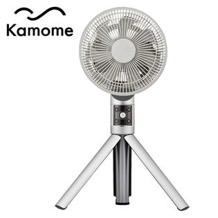 [シルバー]ドウシシャ/kamomefan(カモメファン)リビング扇風機/左右上下自動首振り機能付き/FKLU201DSI