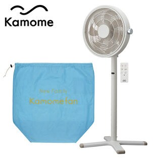 [ホワイト]ドウシシャ/kamomefan(カモメファン)リビング扇風機【収納バック付き】/FKLU303DWH