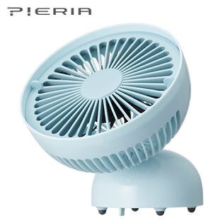 [ブルー]PIERIA/コンパクトファン ジロ (13枚羽根/DC)/FSU-112U-BL