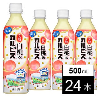 完熟白桃＆「カルピス」PET 500ml