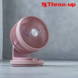 〈新品未使用〉スリーアップサーキュレーター　ヒート&クール 限定色ピンクベージュ ラッピング対応】衣類乾燥機能付3Dサーキュレーター ヒート