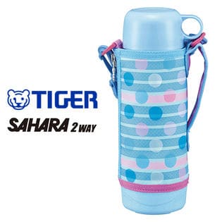 [ブルードット/0.5L]タイガー魔法瓶(TIGER)/サハラ ステンレスボトル (2WAYタイプ)/MBO-H050(AT)