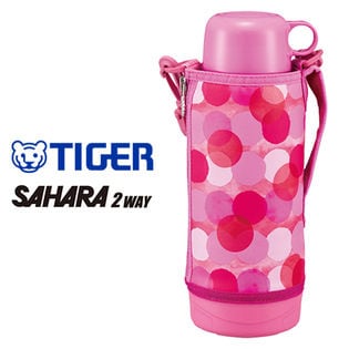 [ピンクドット/0.8L]タイガー魔法瓶(TIGER)/サハラ ステンレスボトル (2WAYタイプ)/MBO-H080(PT)