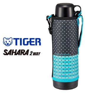[ブラックドット/1.0L]タイガー魔法瓶(TIGER)/サハラ ステンレスボトル (2WAYタイプ)/MBO-H100(KT)