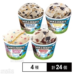 【4種(1)各6個】ベン＆ジェリーズ(Ben&Jerry's) 4種セット