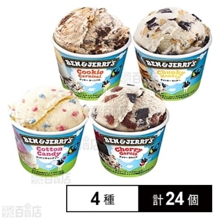 【4種(2)各6個】ベン＆ジェリーズ(Ben&Jerry's) 4種セット