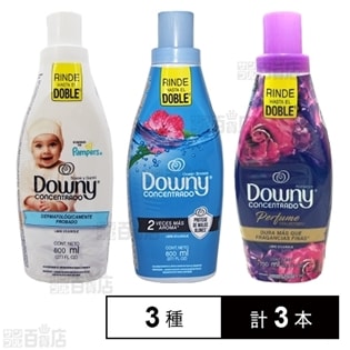 メキシコダウニー お試しセットB 様々な香り各1本(ソフト＆ジェントル800ml、オーシャンブリーズ800ml、ロマンス750ml)