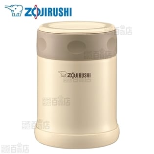 【クリーム】象印マホービン(ZOJIRUSHI)/ステンレスフードジャー 0.35L/SW-EE35-CC