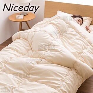 アイボリー Niceday ナイスデイ ホコリの出にくい布団4点セット 掛布団 敷布団 枕 収納袋 シングルを税込 送料込でお試し サンプル百貨店 株式会社ナイスデイ