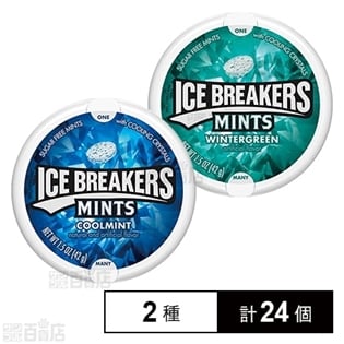 [2種24個]ミントタブレット シュガーフリー クールミント / ウィンターグリーン
