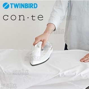 ツインバード(TWINBIRD)/スチームアイロン (かけ面：フッ素樹脂加工) ホワイト/SA-4863W