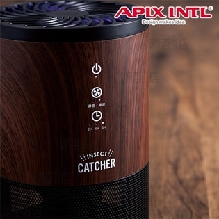 APIX(アピックス)/LED蚊取り捕虫器 (2WAY電源：USBケーブル、ACアダプター)/AIC-40M-BK
