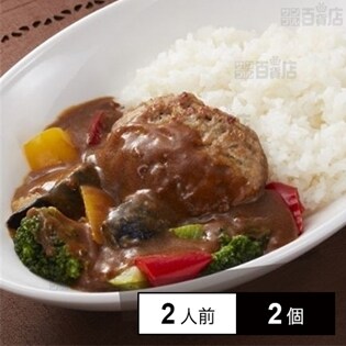 【冷凍】2人前×2個 ミールキット カレーハンバーグ タイヘイ