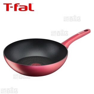 [ウォックパン 28cm] T-fal(ティファール)/IHルージュ・アンリミテッド (IH対応)/G26219