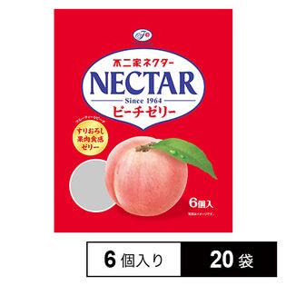 不二家 ネクターピーチゼリー 132g(22g×6個)