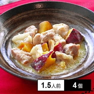 【冷凍】ミールキット 1.5人前×4個 チキンのガーリッククリーム煮 ストックキッチン