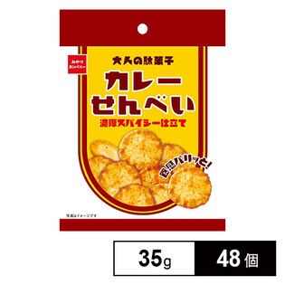 大人の駄菓子 カレーせんべい 35g を税込 送料込でお試し サンプル百貨店 株式会社おやつカンパニー