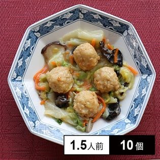 [冷凍]ミールキット 1.5人前×10個 大豆肉団子の中華炒め 250g ストックキッチン