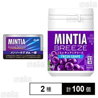 ミンティア ブリーズ フレッシュグレープ(ボトル) 75g／ミンティア ブリザードメンソール 7g