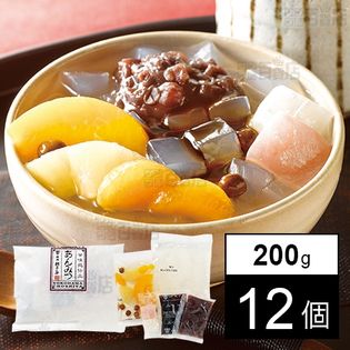 「銚子屋」黒蜜のフルーツあんみつ 200g