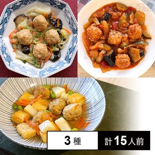 [冷凍]ミールキット プラントベース3種セット(大豆肉団子/大豆つみれあんかけ/ラタトゥイユ)ストックキッチン