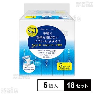 大王製紙 エリエールプラスウォーター 保湿ティシュー ソフトパック 120組