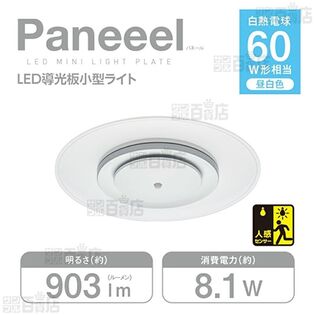 [昼白色/人感センサー付 60W] ドウシシャ/LED導光板小型ライト/GSL-Y60NS