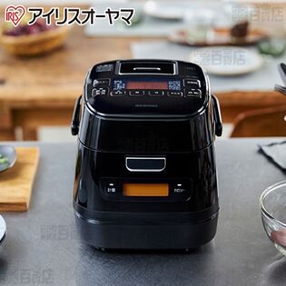 アイリスオーヤマ 分離式量り炊きIHジャー炊飯器3合 RC-IM30-B 黒