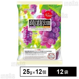 マンナンライフ 蒟蒻畑ぶどう味(25g×12個)×12袋