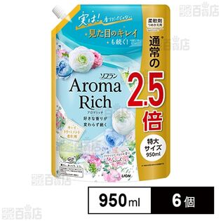 ソフラン 柔軟剤 アロマリッチ サラ つめかえ 特大 950ml