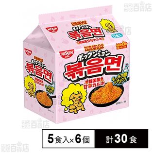日清焼そば ポックンミョン 韓国風甘辛カルボ 500g(100g×5食パック)